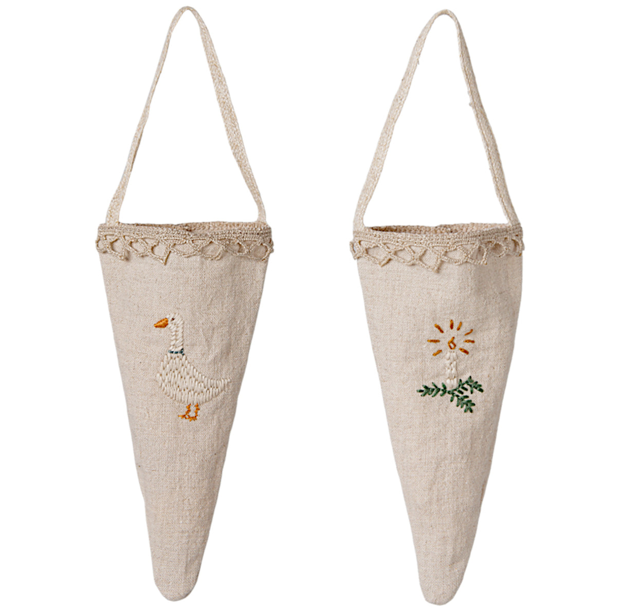 Maileg Fabric Ornament, Cornet with Embroidered details (available in October)