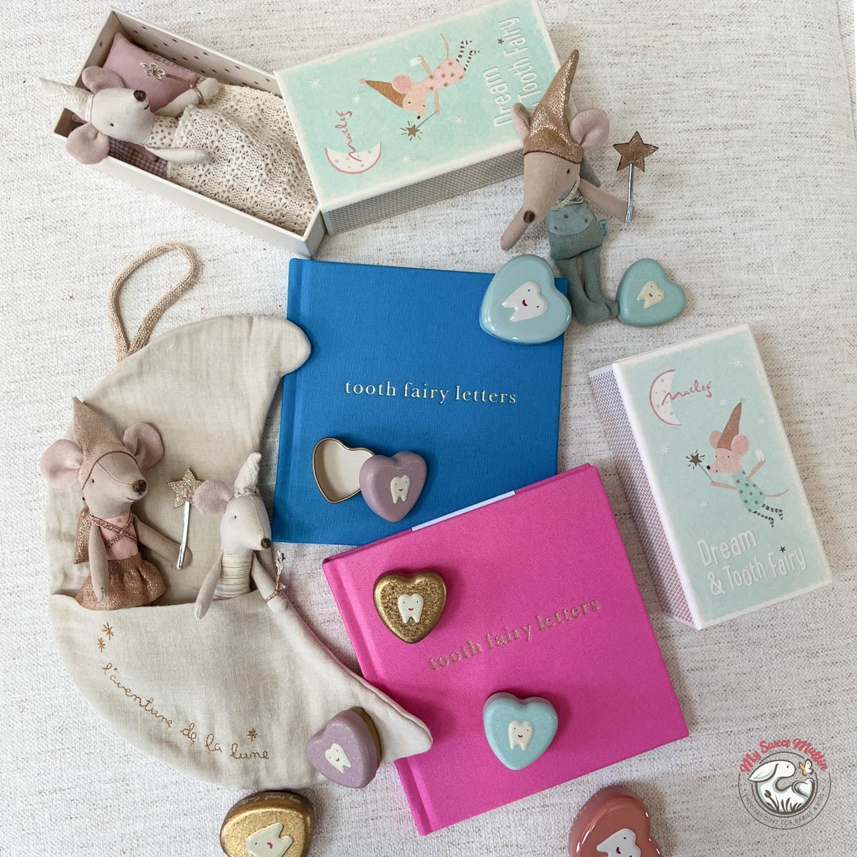 Maileg Tooth Fairy LITTLE Brother Mouse in Box