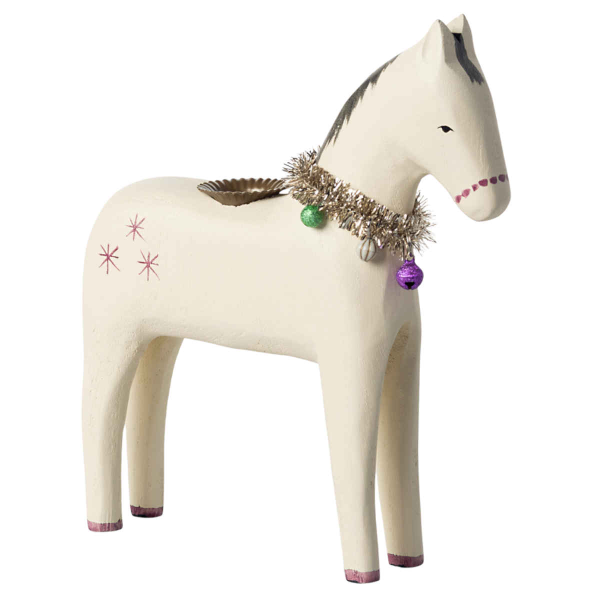 Maileg Wooden Horse Candle Holder