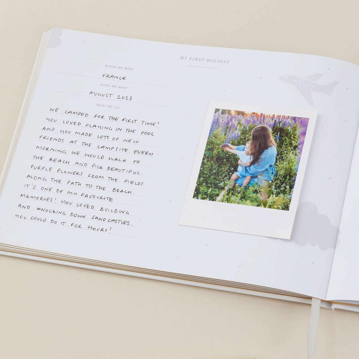 Baby memory book, Rainbows