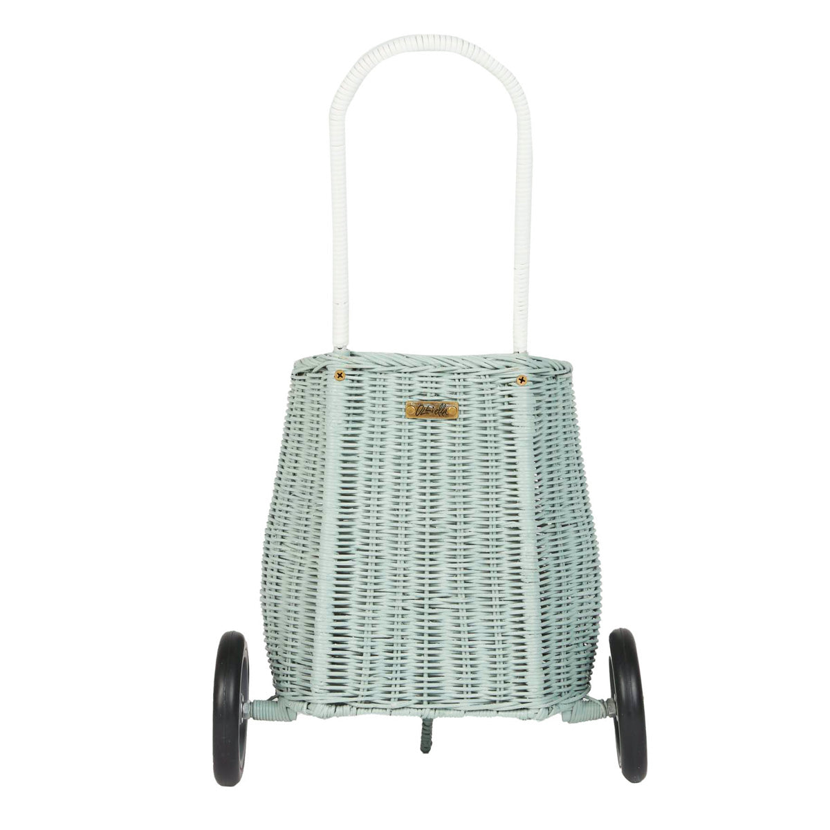 Olli Ella Original Luggy Wheeled Basket,Vintage Blue
