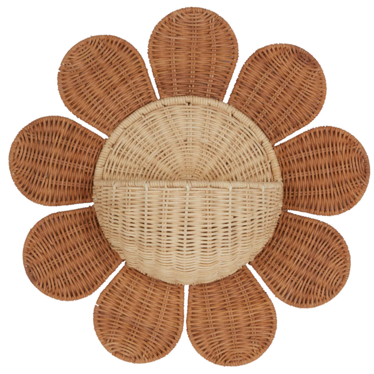 Olli Ella Rattan Daisy Wall Basket