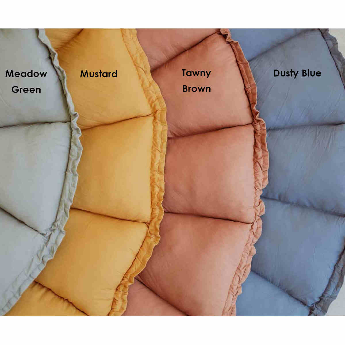 Play&Go 3 in 1 Bloom Organic Babymat, Tawny Brown