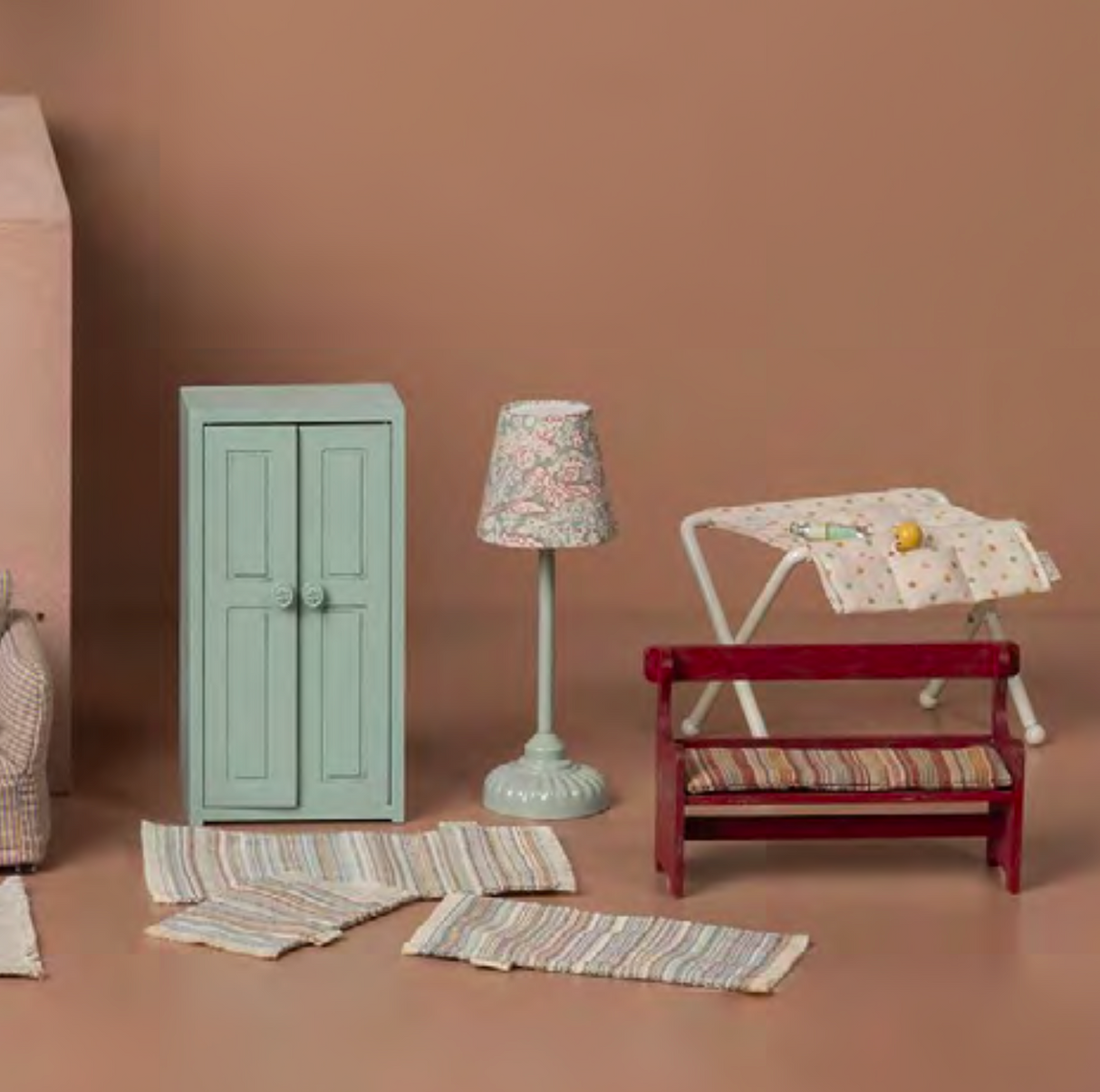 Maileg Dollhouse Rug, New Stripe