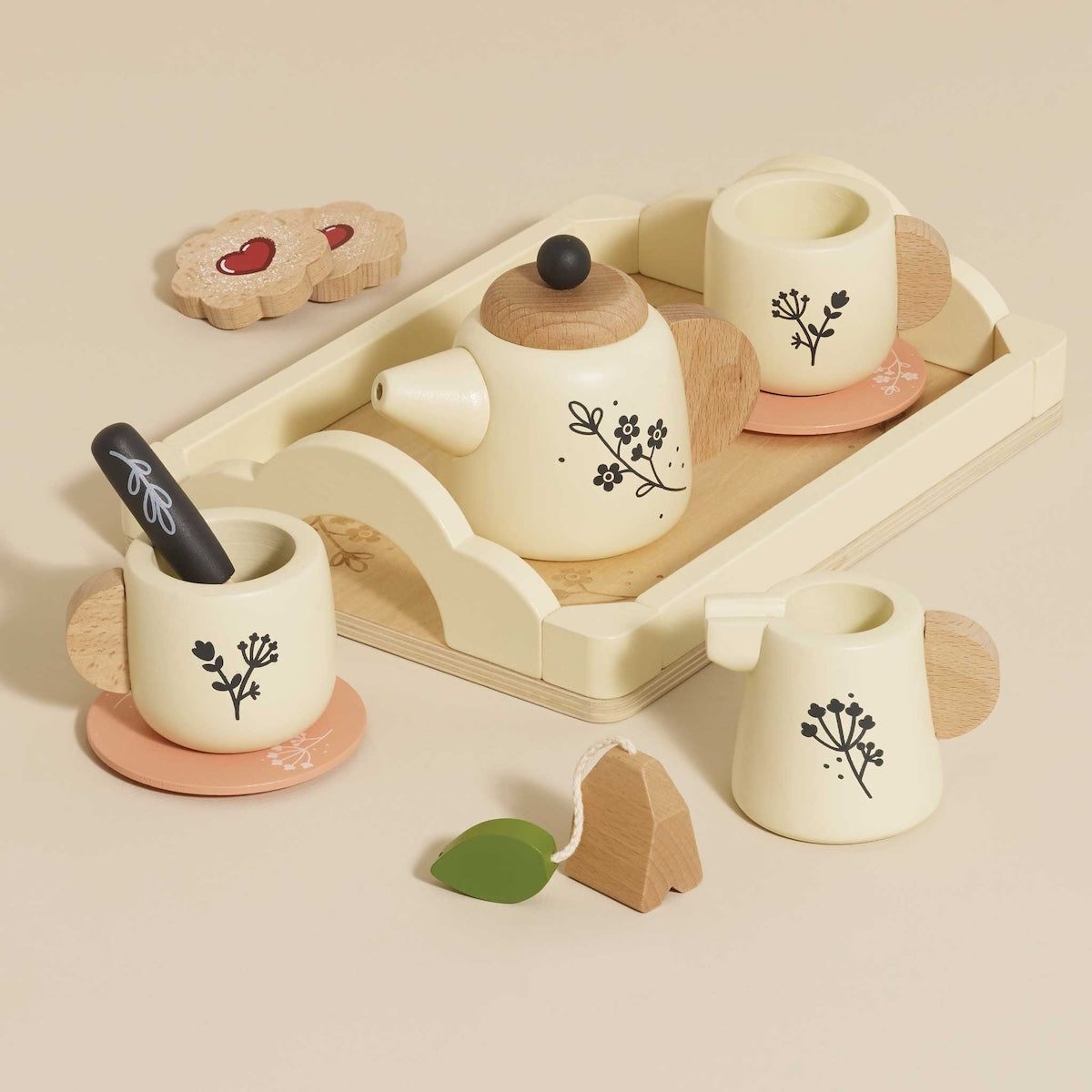 Le Toy Van Wooden Tea Set & Tray