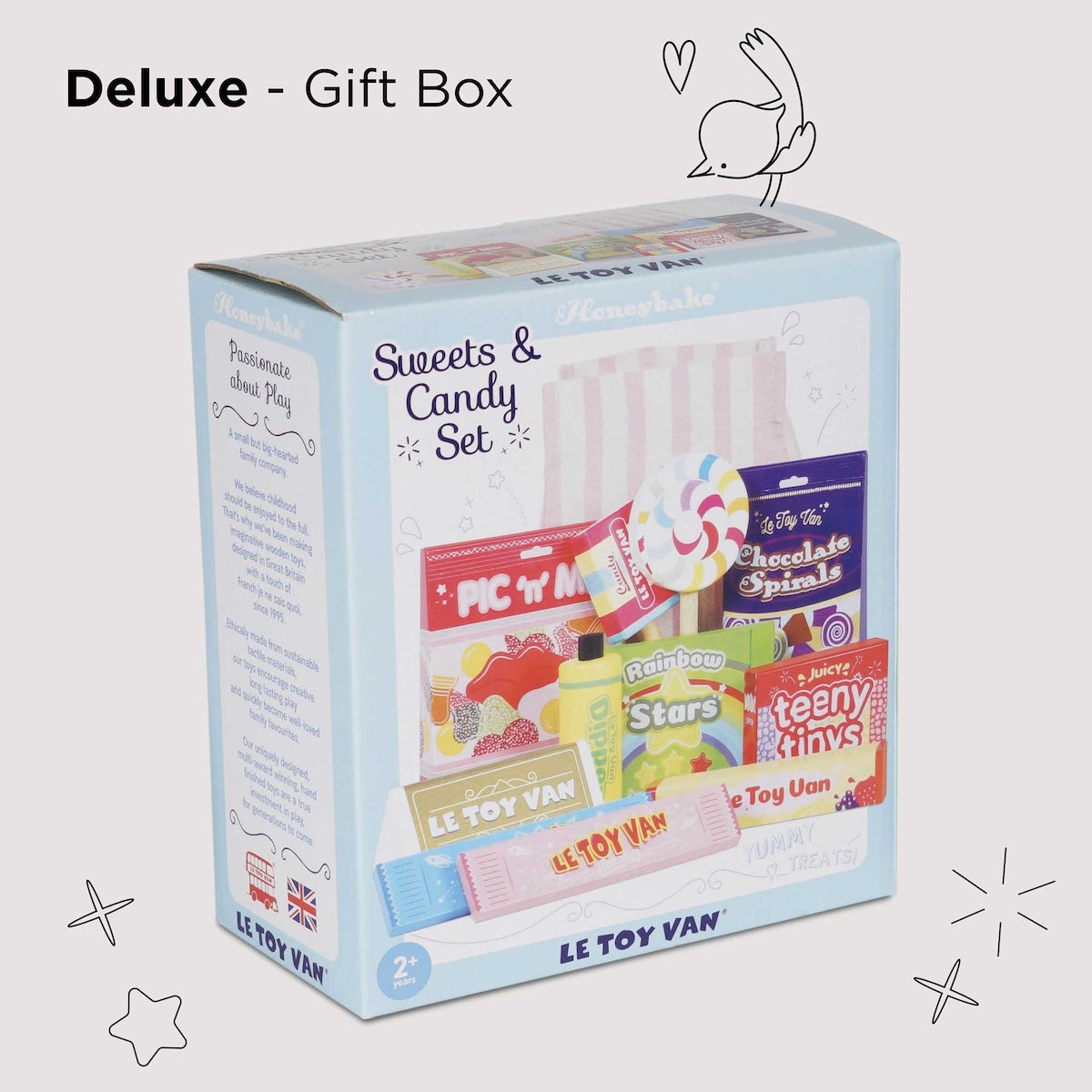 Wooden Play Food, Retro Sweets and Candy