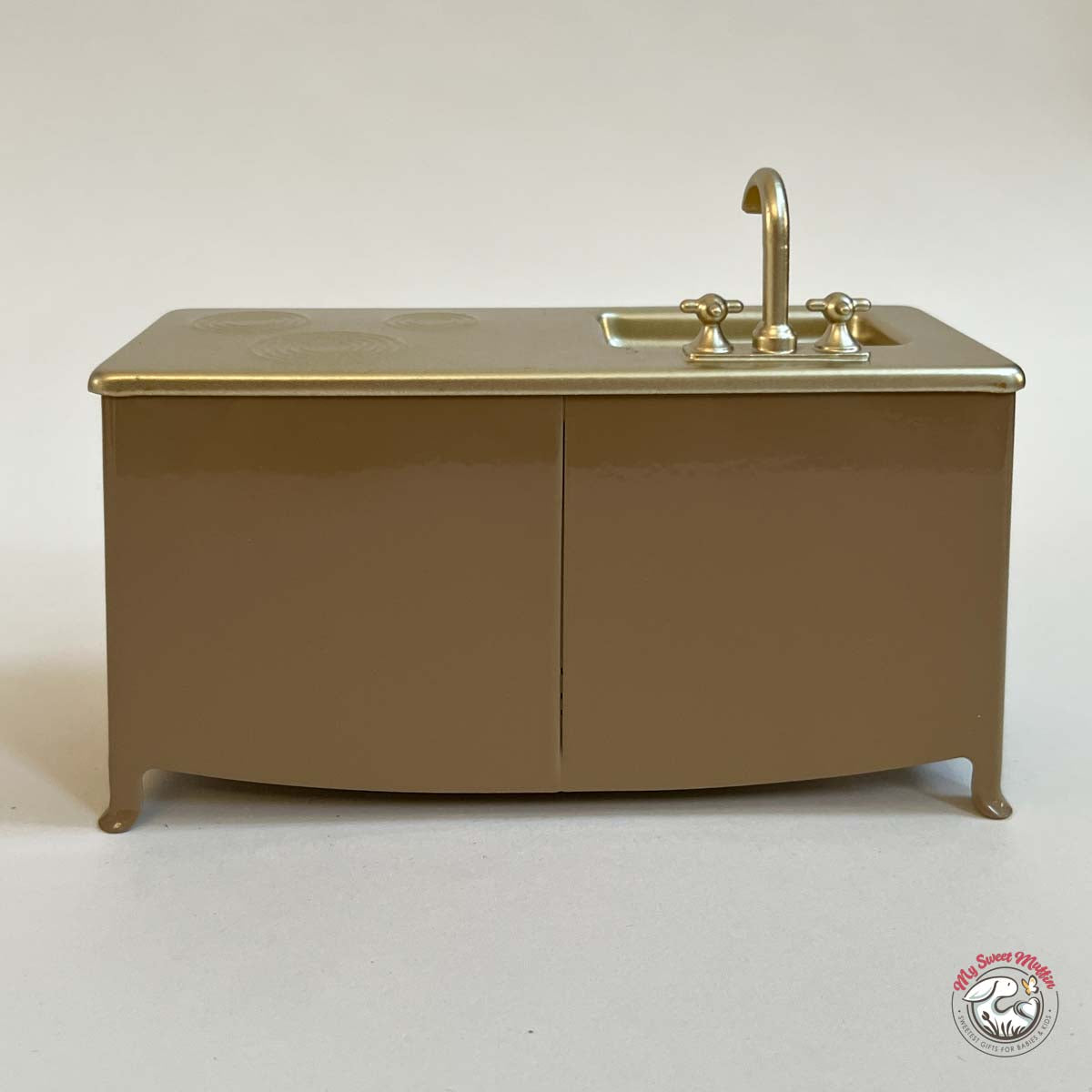 Maileg Dollhouse Kitchen, Mouse Size, Mint