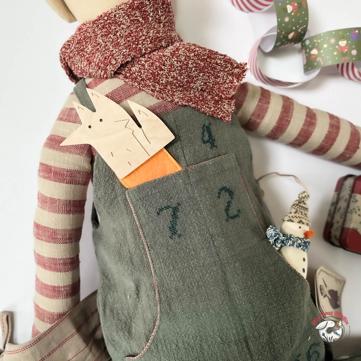 Maileg 4 feet Pixy Advent Calendar, Boy