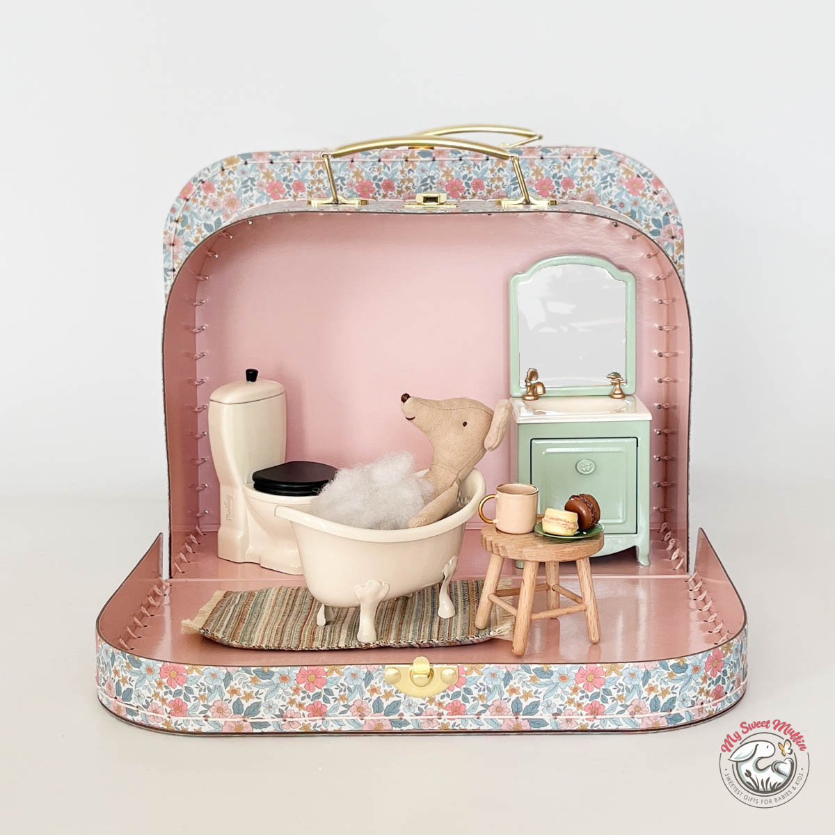 Maileg Mouse size Sink Dresser with Mirror