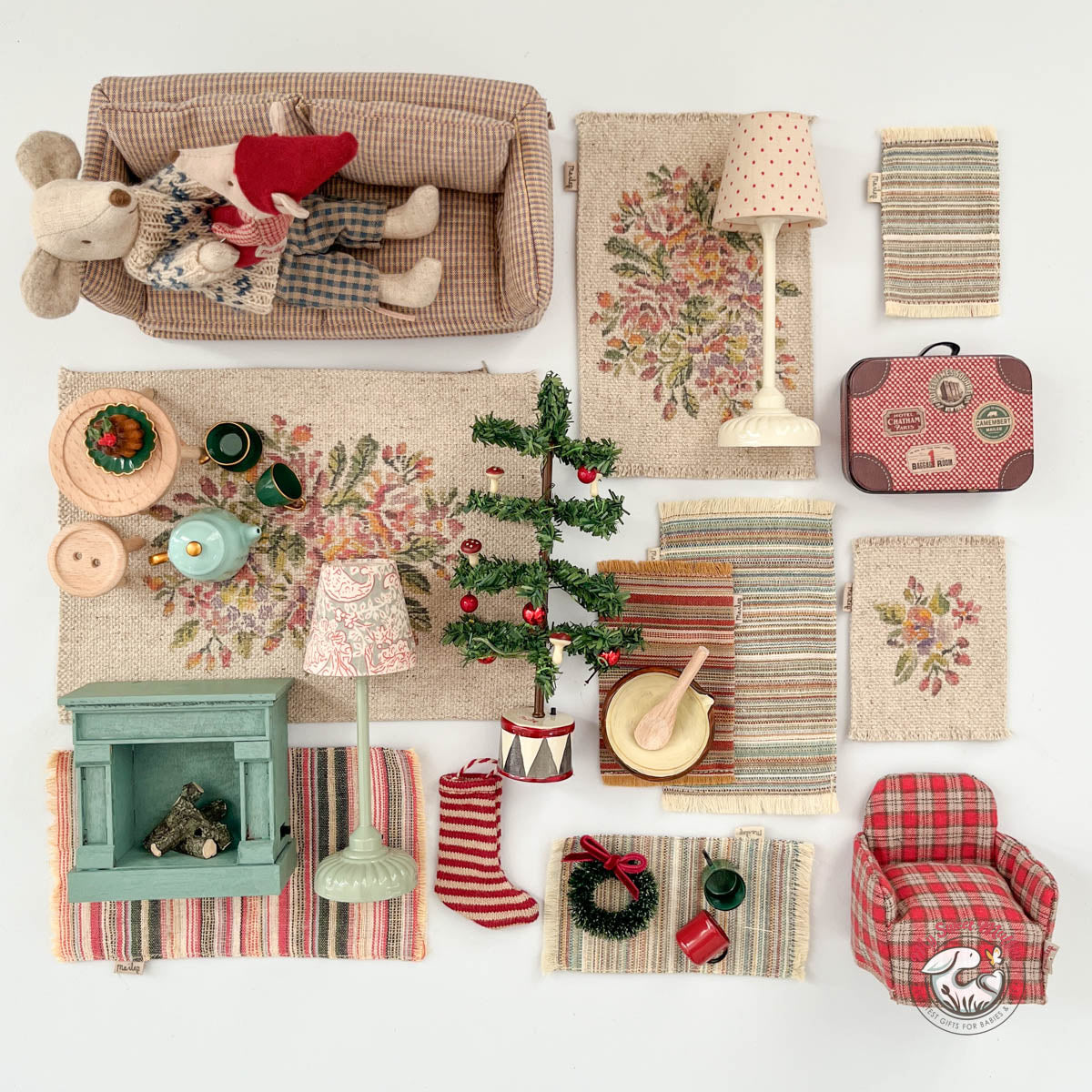 Maileg Christmas Tree with Lights, Mouse size