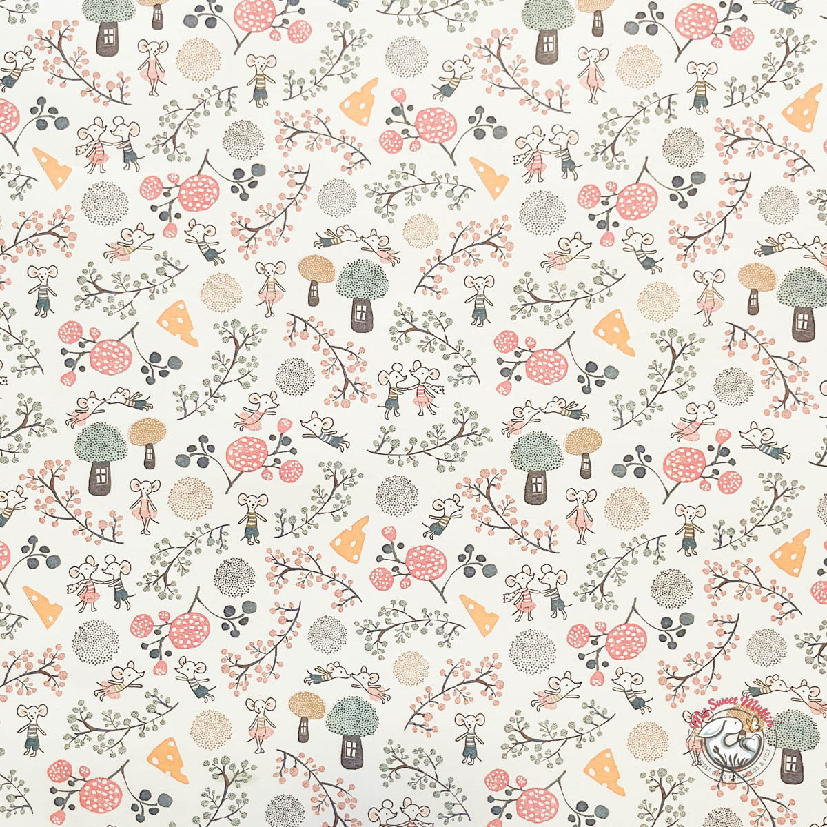 Maileg Mice Party Wrapping Paper, 11 yards