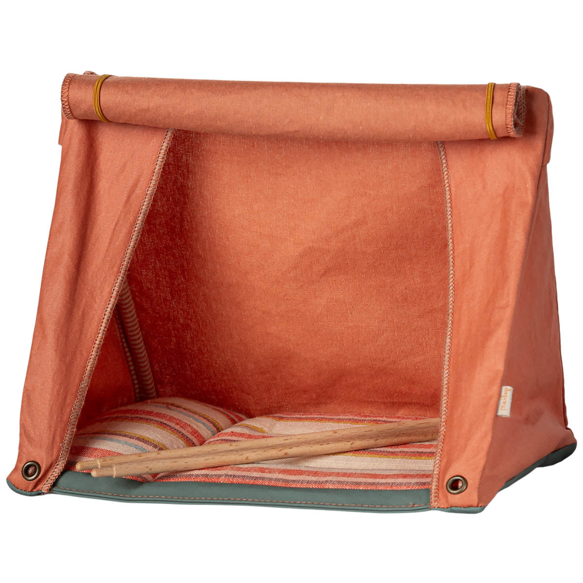 Maileg Mouse Happy Camper Tent, Orange