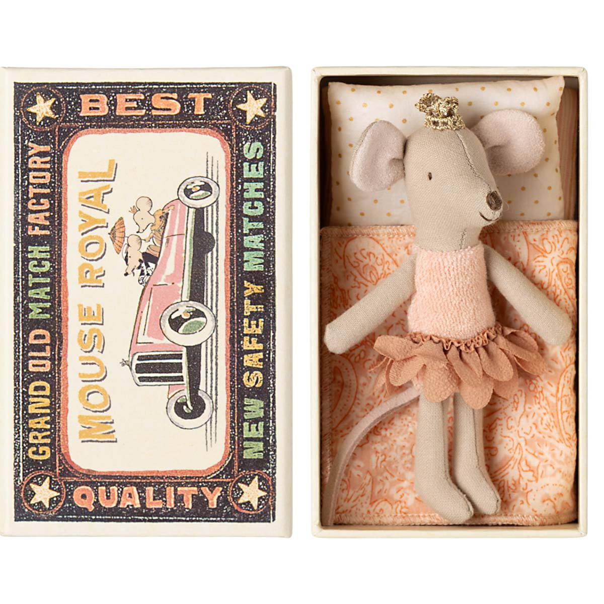 Maileg Little Sister Princess Mouse in Box, 2025