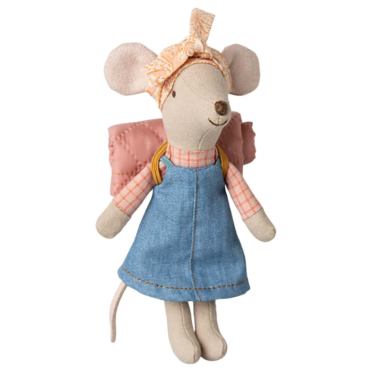 Maileg Big Sister Hiking Mouse with Sleeping Bag