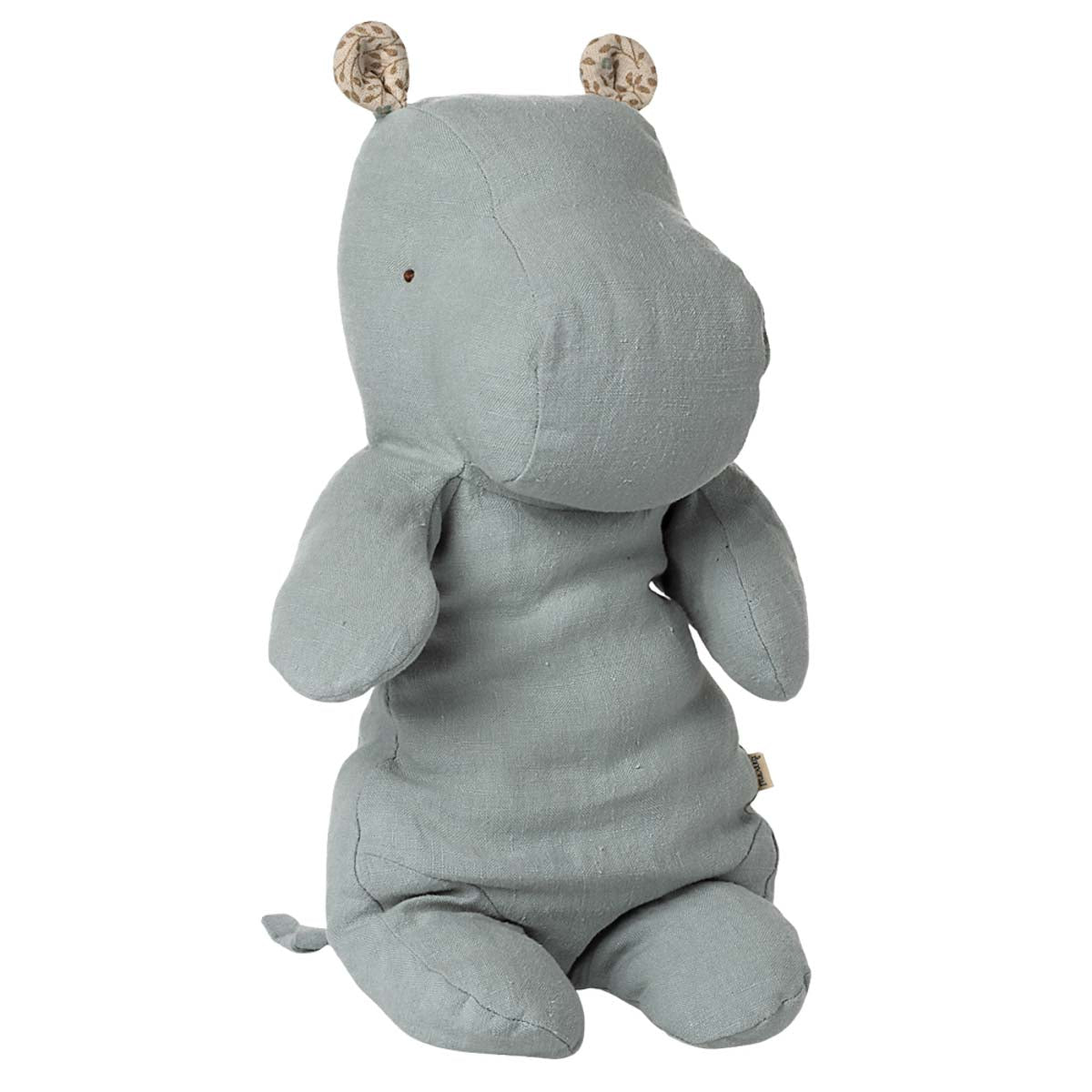 Maileg Medium Hippo, Blue Grey