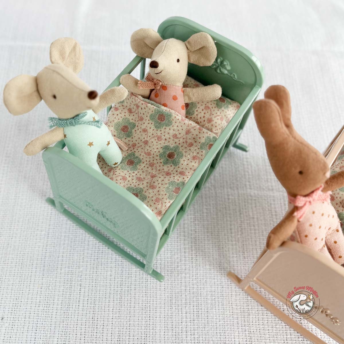 Maileg Baby Twin Mice in a Box