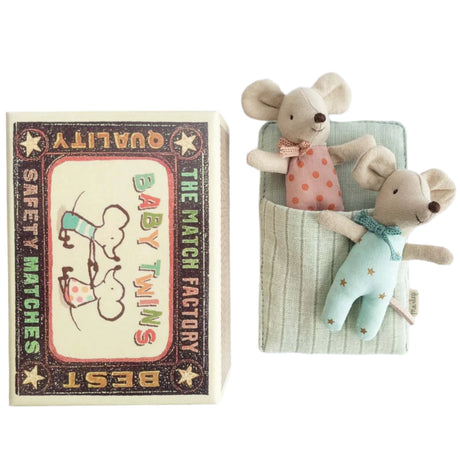 Maileg Baby Twin Mice in a Box