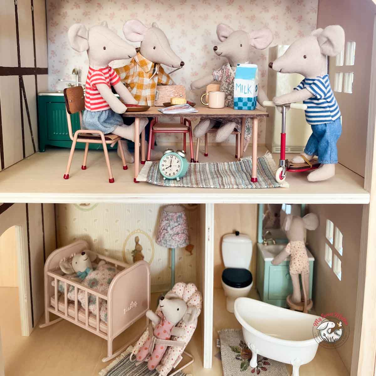 Maileg Baby Twin Mice in a Box