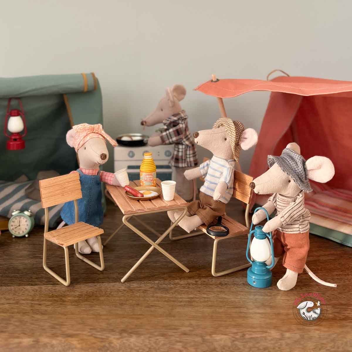 Maileg Big Brother Hiking Mouse with Sleeping Bag, 2025