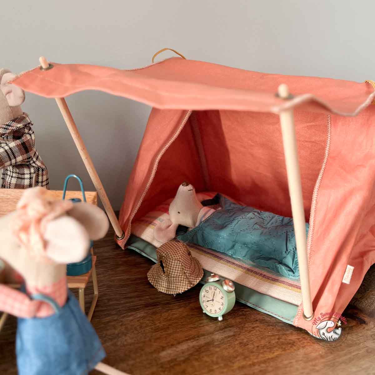 Maileg Big Brother Hiking Mouse with Sleeping Bag, 2025