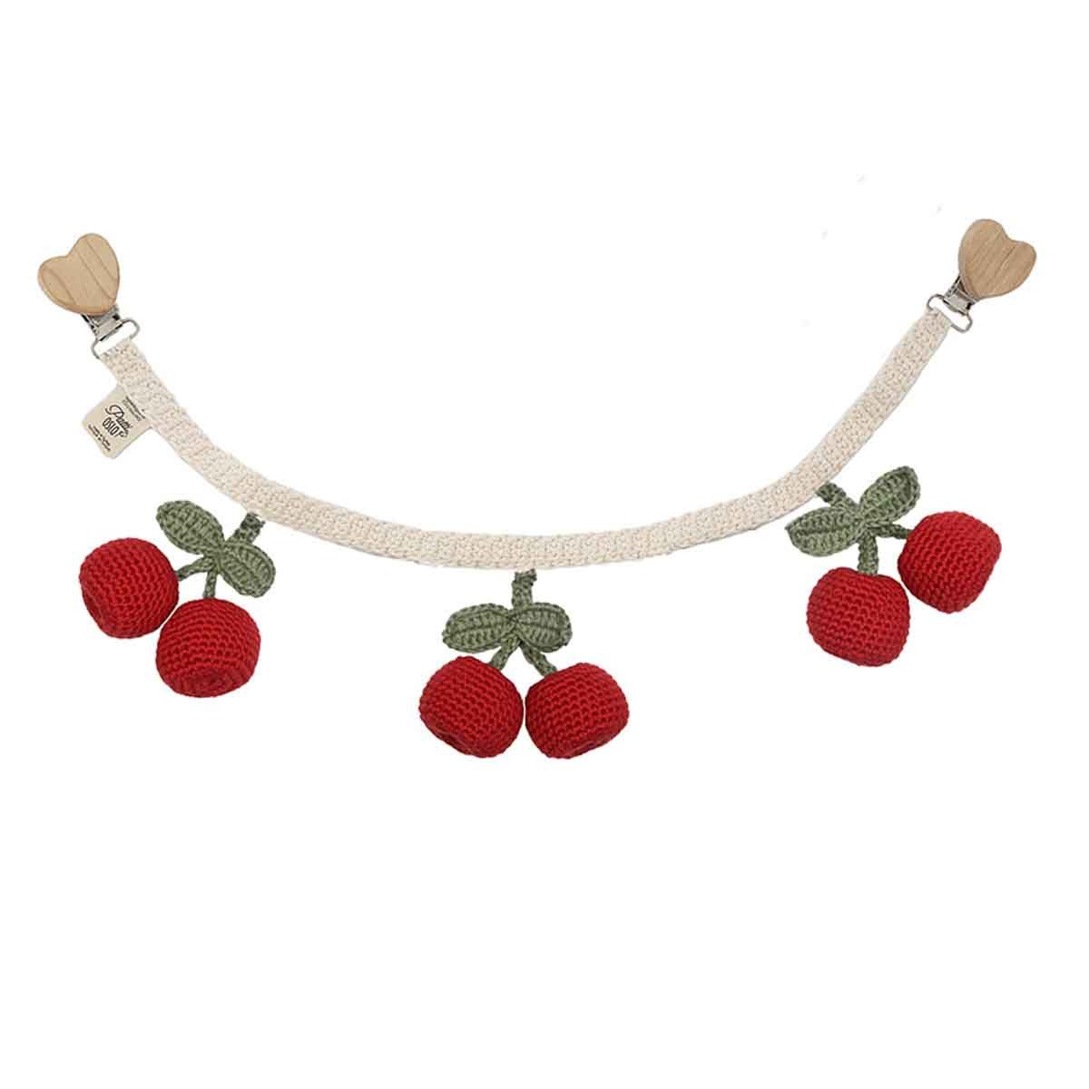 Patti Oslo Organic Cherry Pram Chain with Bell