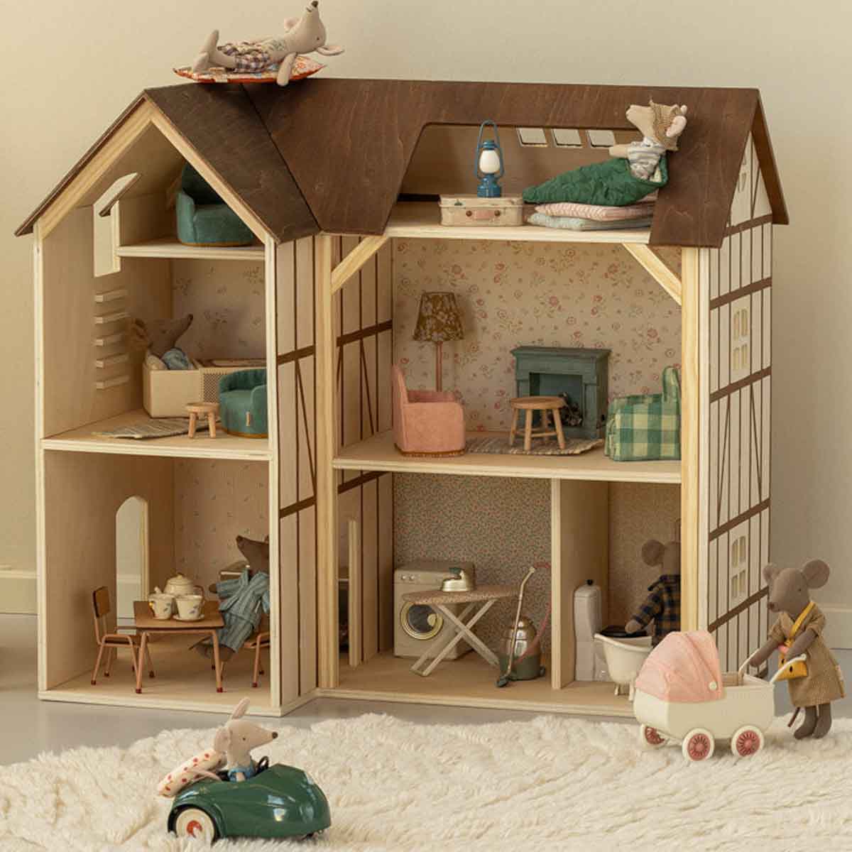 Maileg Wallpaper Set for Mouse Hole Farmhouse