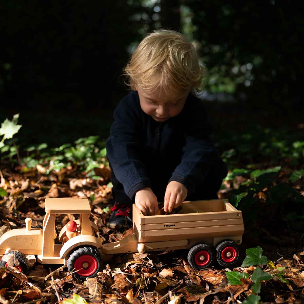 Fagus Container Tipper Trailer for Tractor