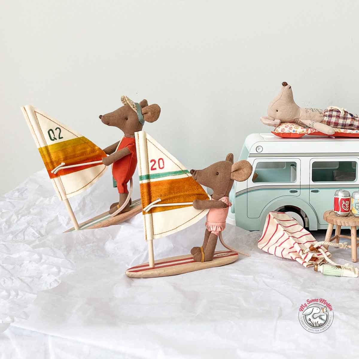 Maileg Surfer Little Sister Mouse