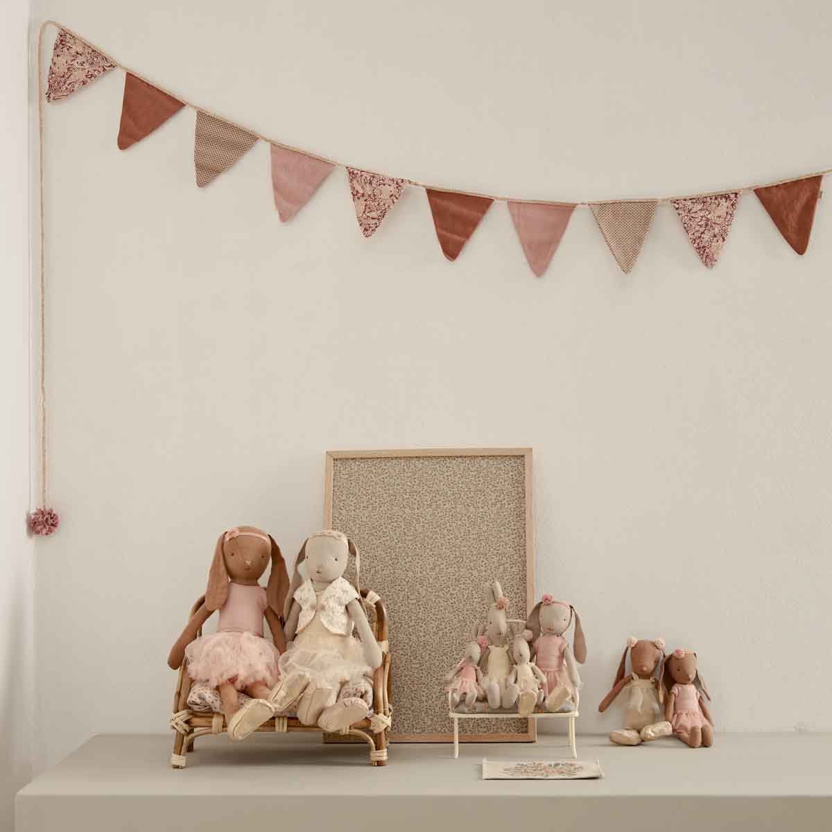 Maileg Ballerina Bunny in Rose Leotard, size 3