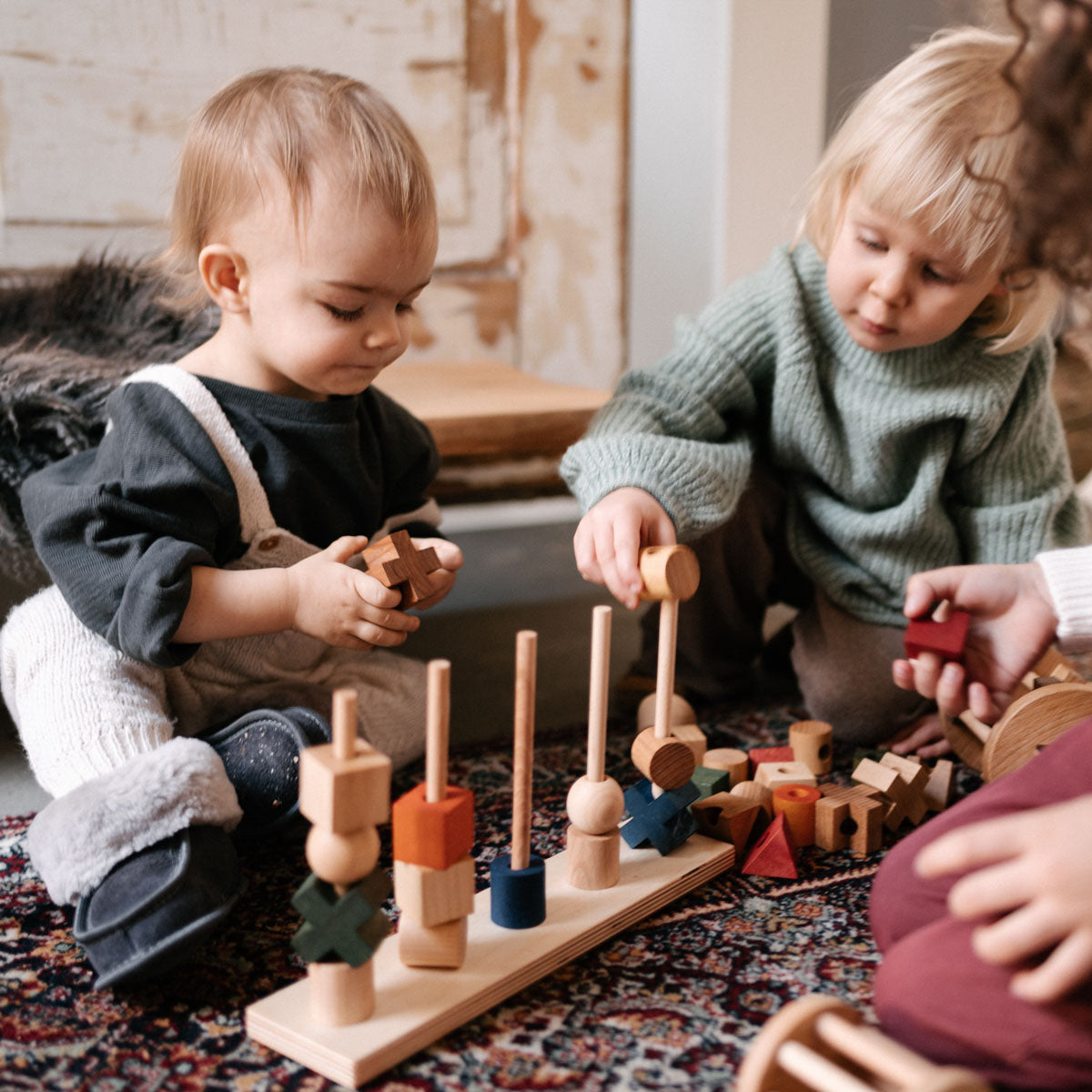 Wooden Story Natural Wooden Stacking Toy
