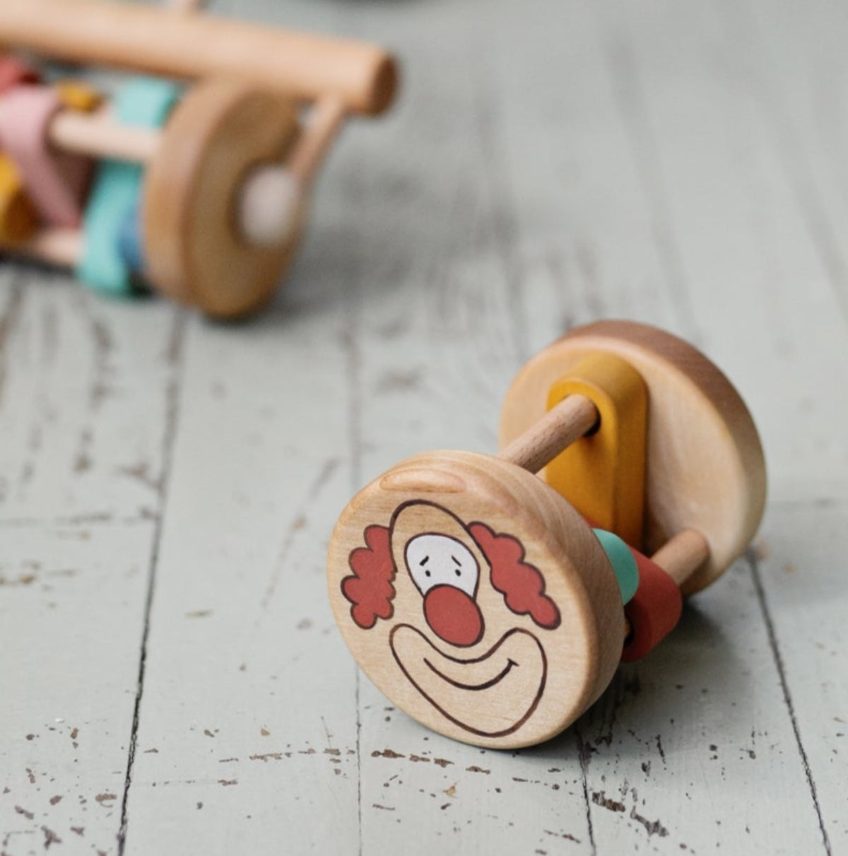 Handmade Wooden Rattle Toy