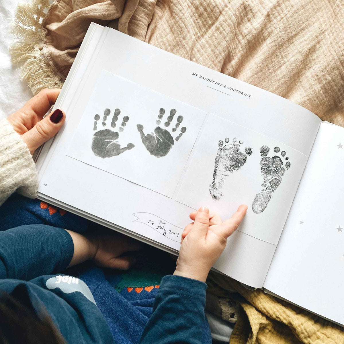 Baby memory book, Rainbows
