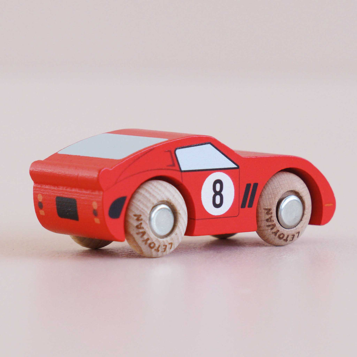 Wooden Matchbox Car, No. 4 GT25 Finley