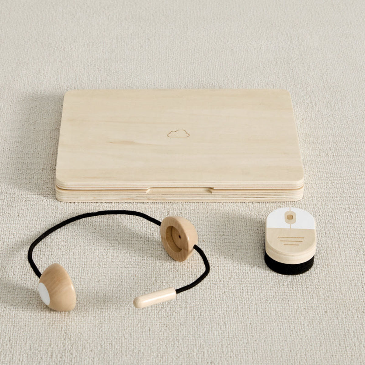 Wooden Unplugged Laptop