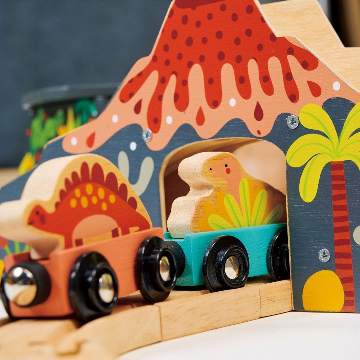 Lost World Dinosaur Railway Set