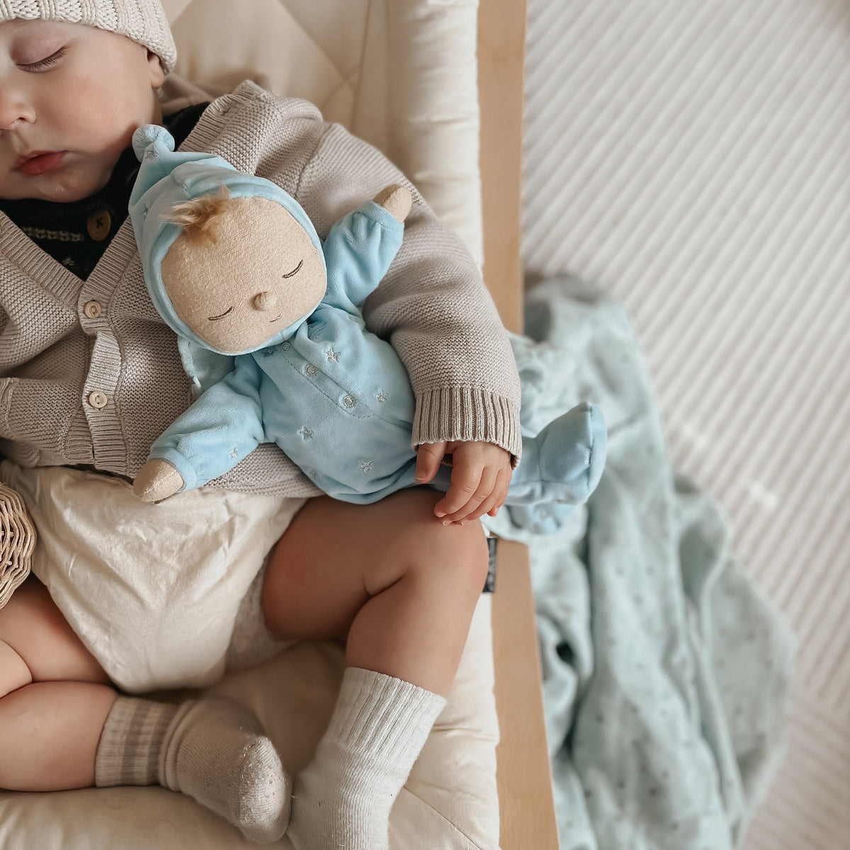 Olli Ella Lullaby Dozy Dinkum Gift Set, Leo Blue