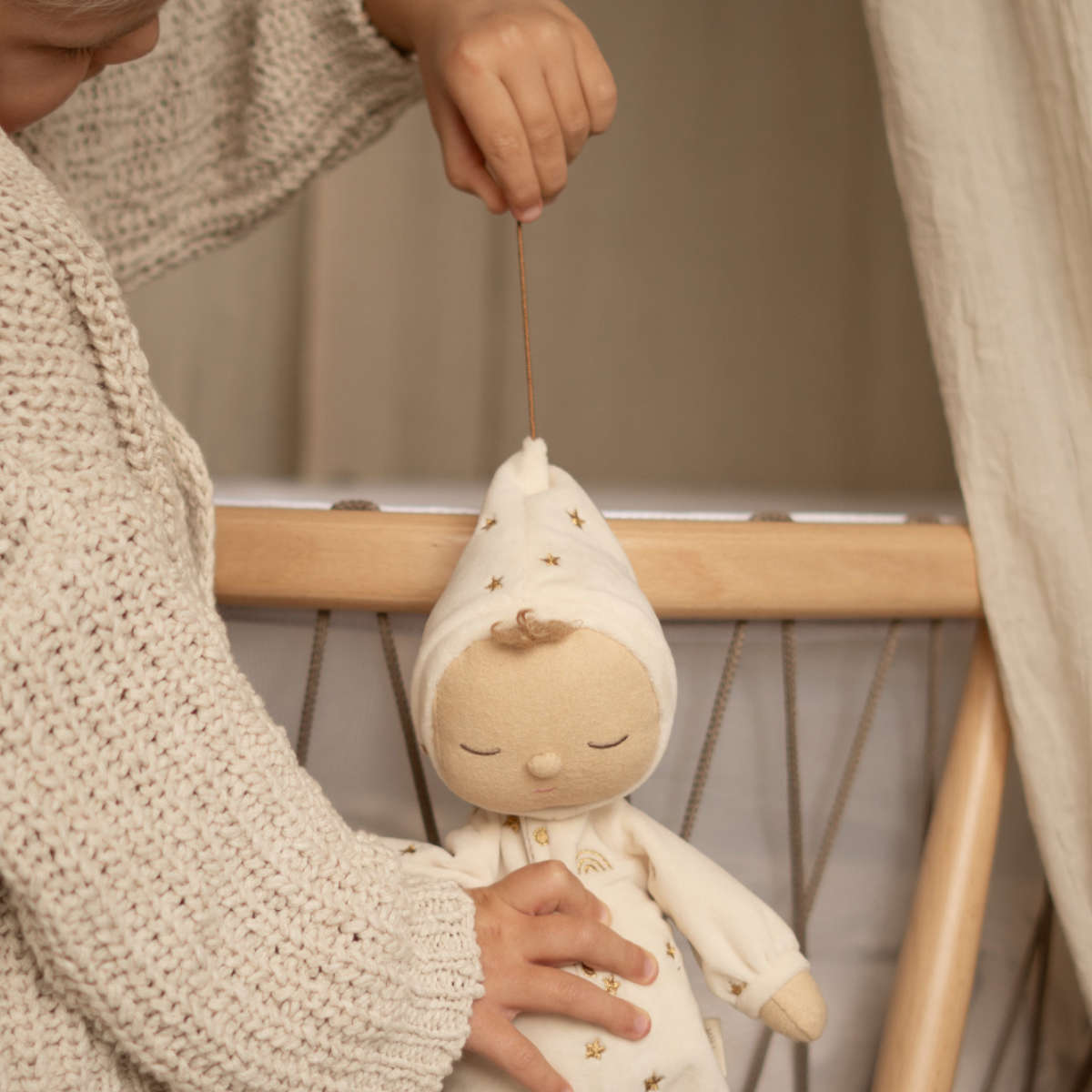 Olli Ella Lullaby Dozy Dinkum Gift Set, Lyra Cream