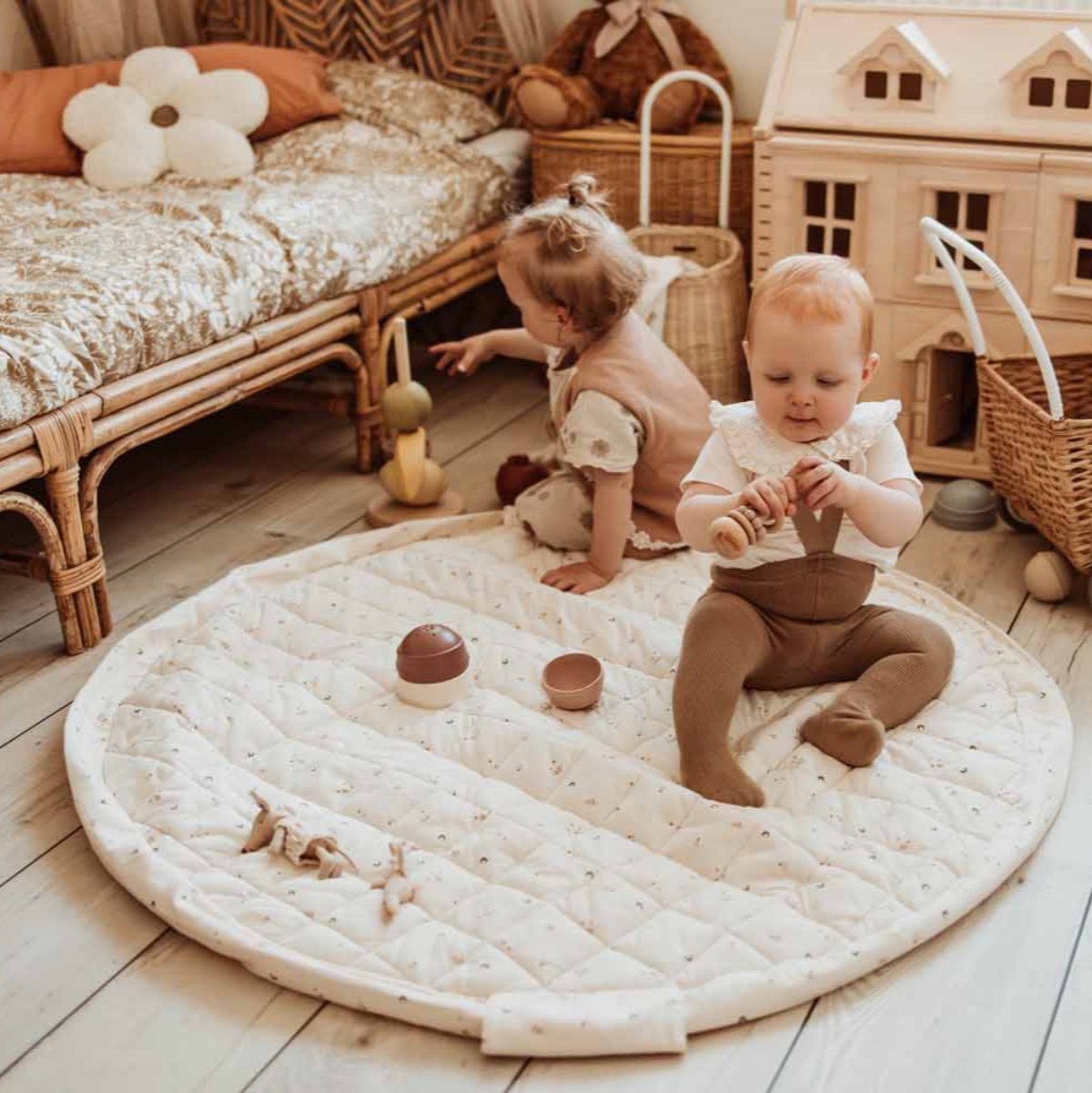 Play&Go 3 in 1 Organic Baby Playmat, Moon
