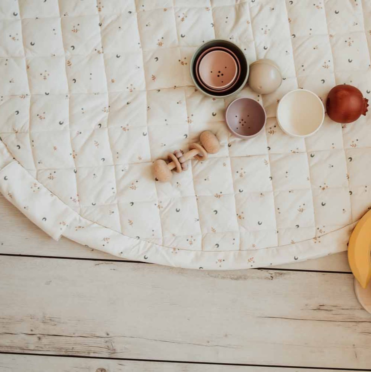 Play&Go 3 in 1 Organic Baby Playmat, Moon