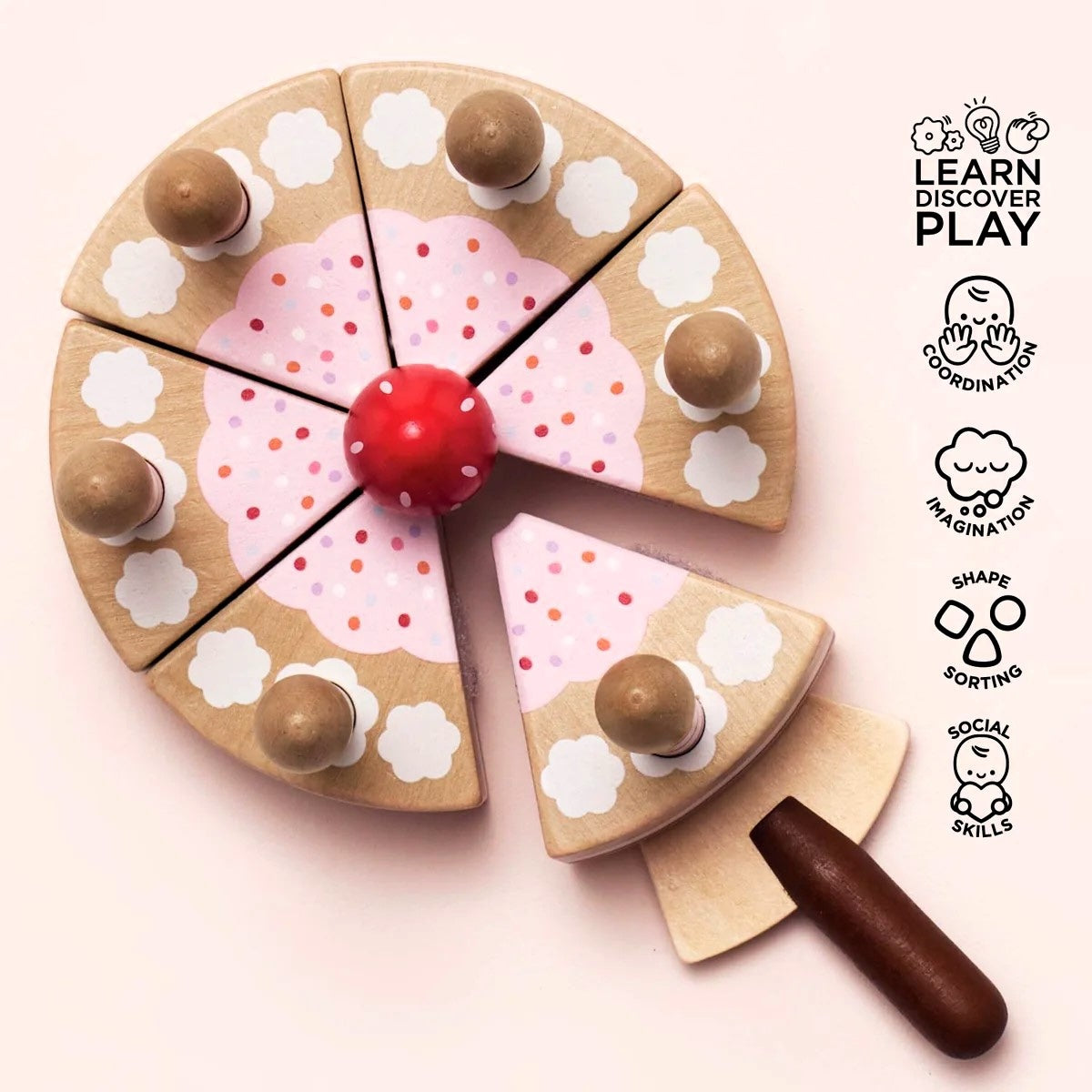 Le Toy Van Slicable Birthday Cake