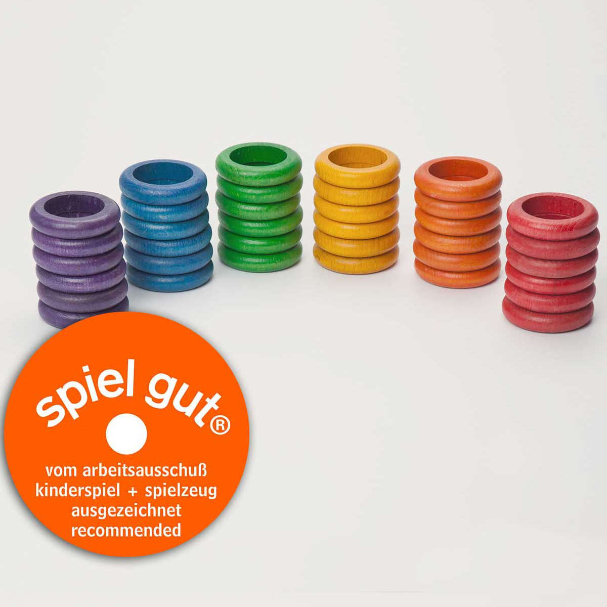 Grapat 36 Rings in 6 Colors