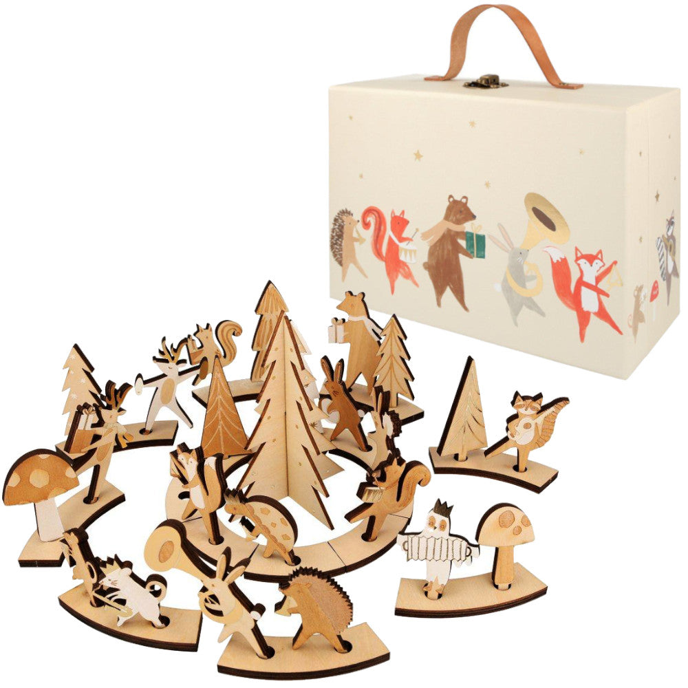 Wooden Marching Band Advent Calendar