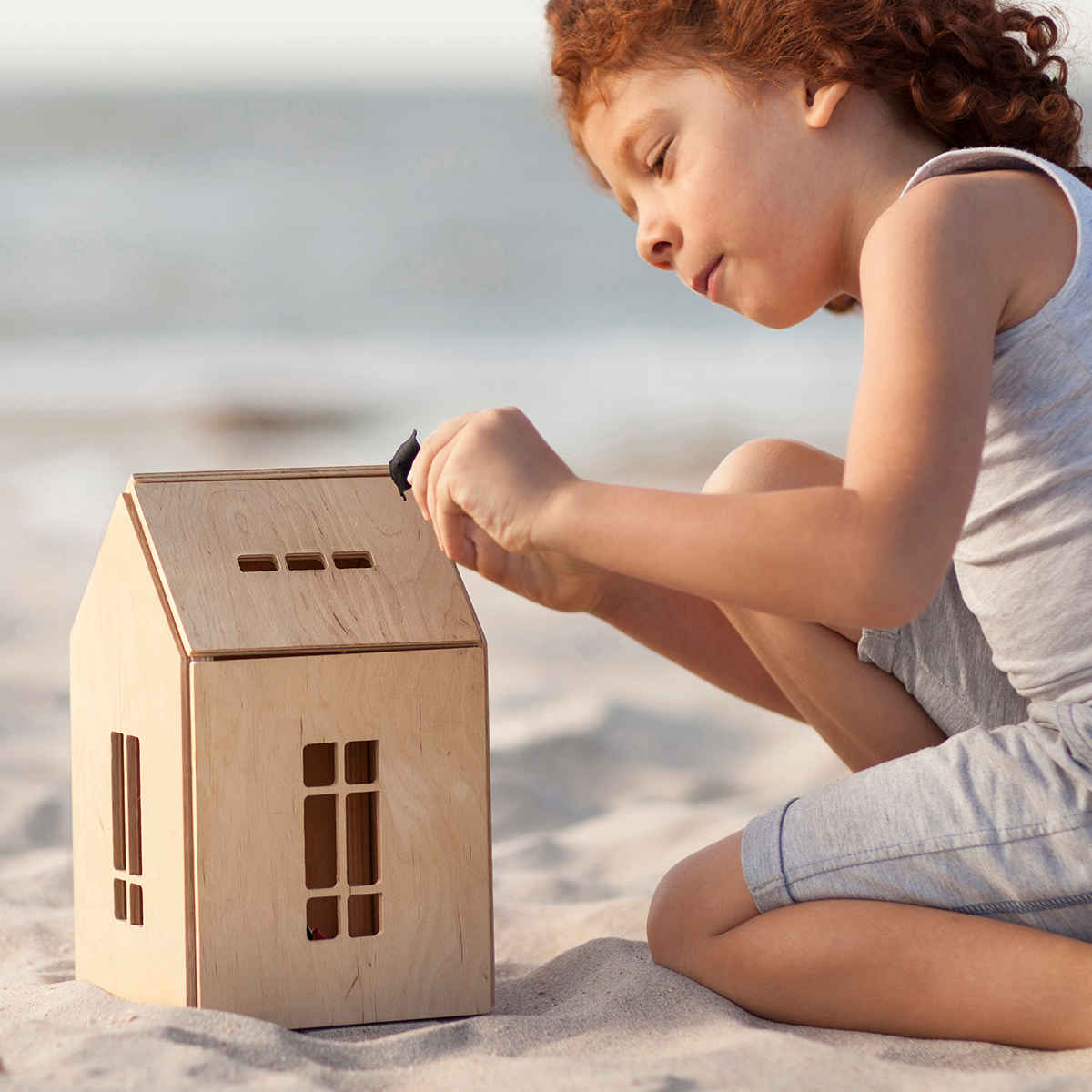 Babai Magnetic Wooden Doll House, Folk Story, Large