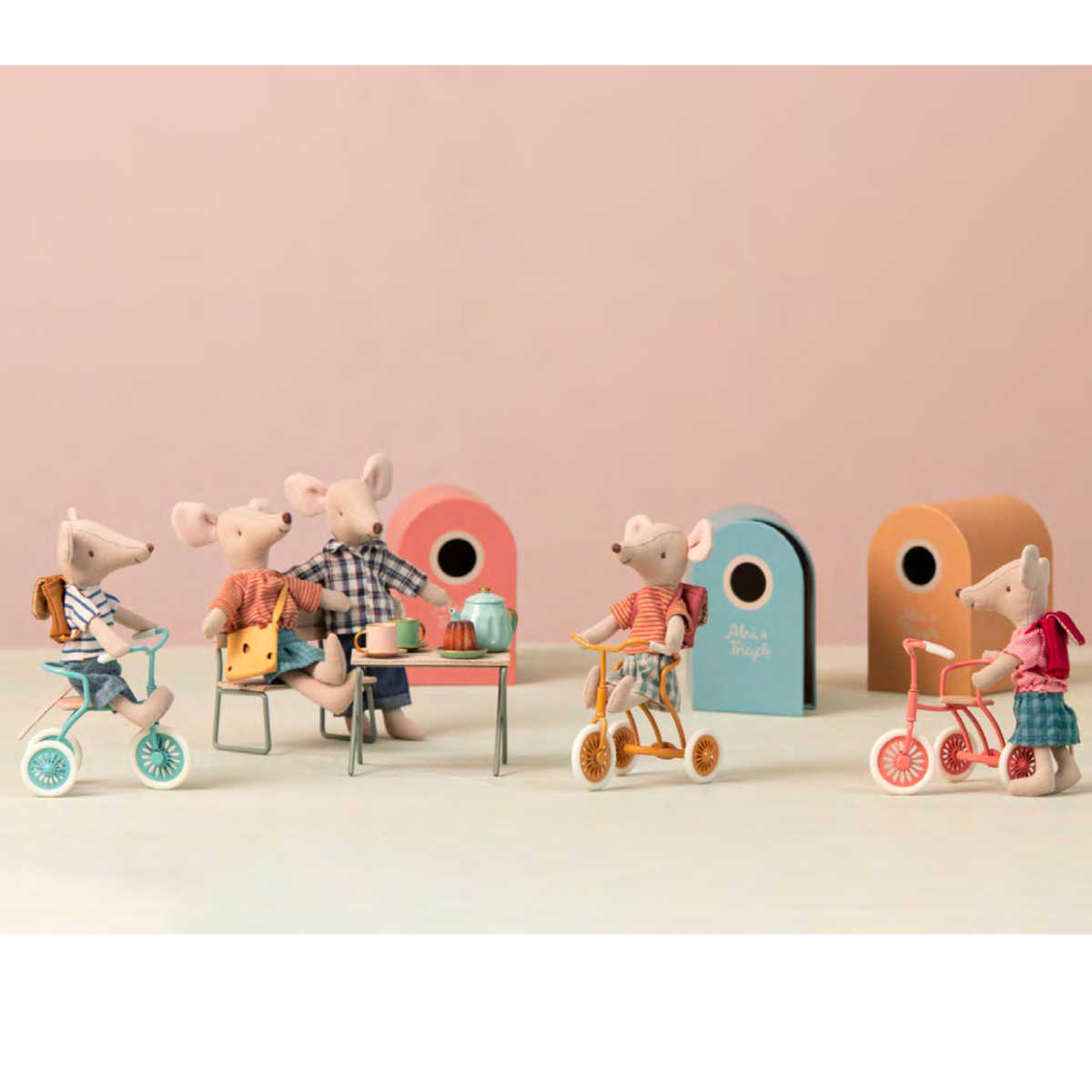 Maileg Big Brother Tricycle Mouse