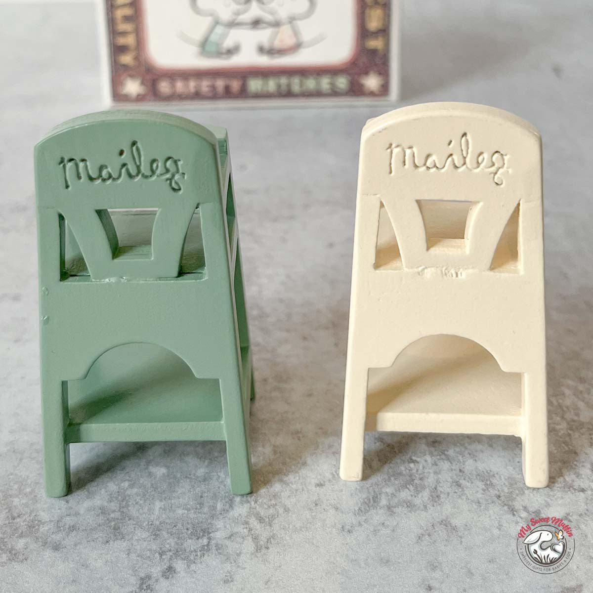 Maileg Doll High Chair for Baby Mouse