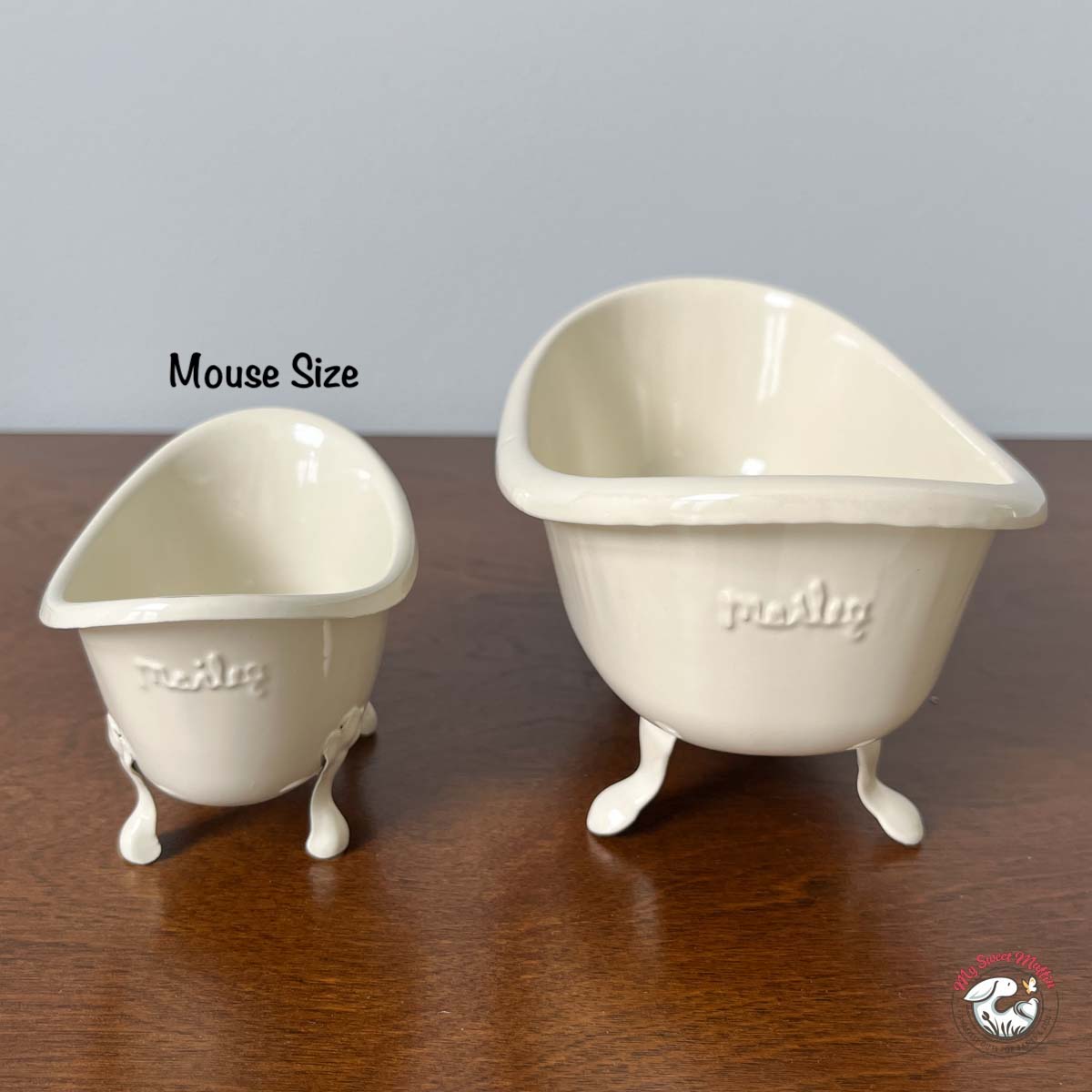Maileg Mouse size Doll House Bathtub