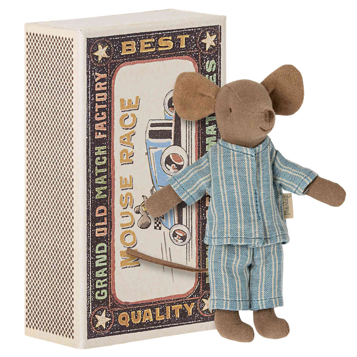 Maileg Big Brother Mouse in a Box, Pajama