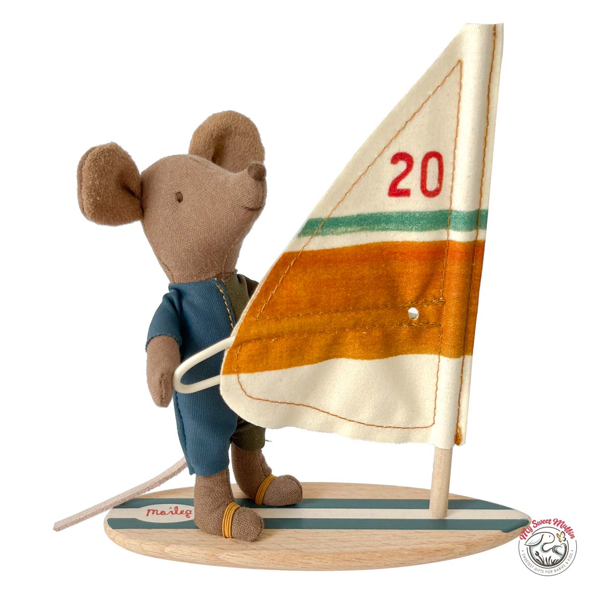 Maileg Surfer Little Brother Mouse