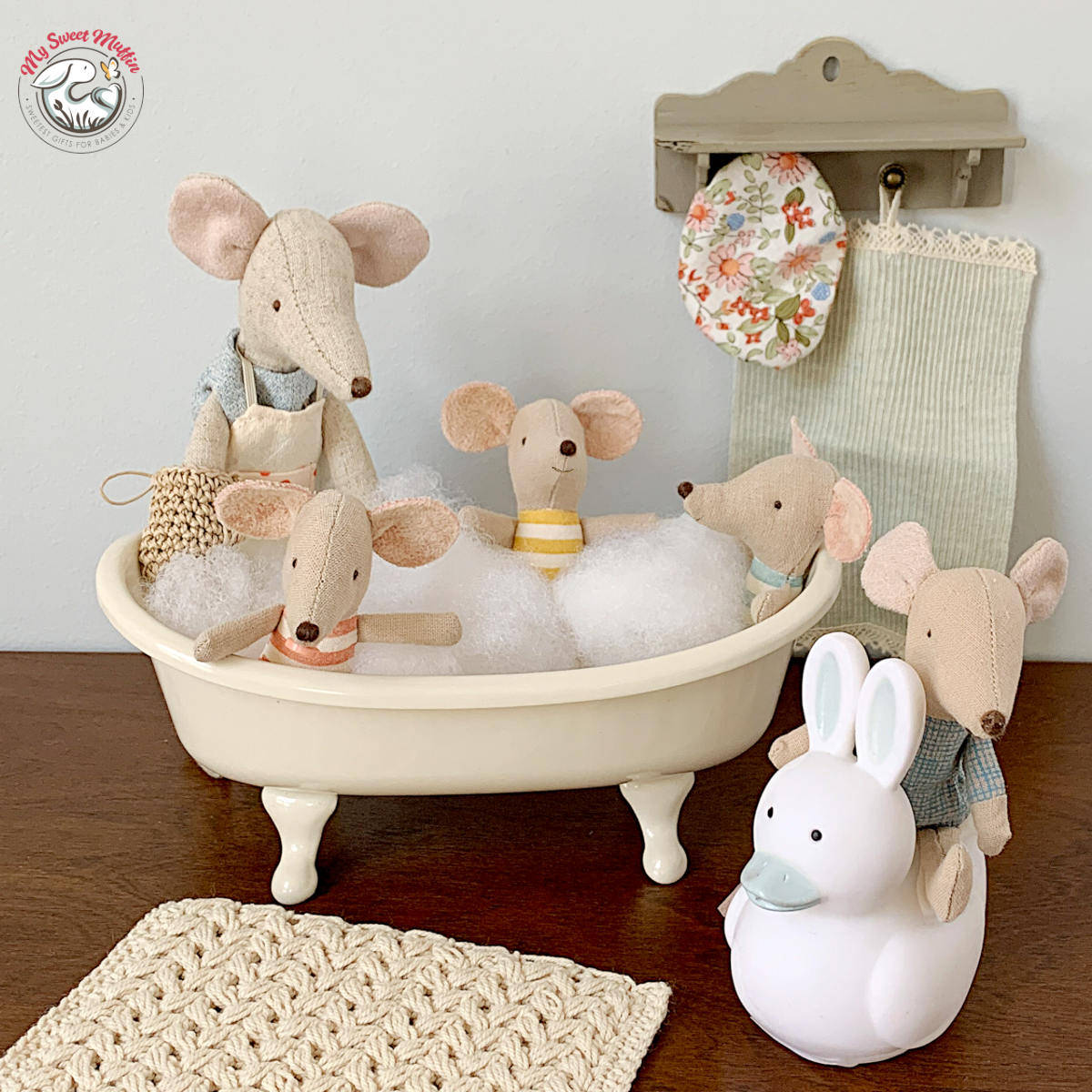 Maileg Baby Triplets in a Box