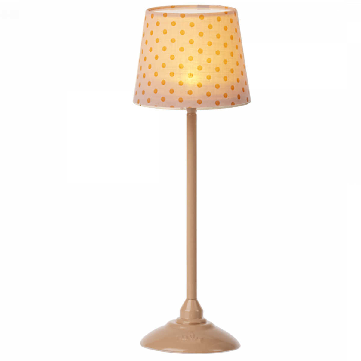 Maileg Doll House Miniature Floor lamp, Dark Powder